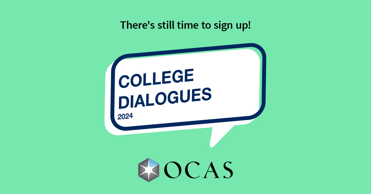 #Ontario #secondaryschool guidance counsellors: College Dialogues start next week! There's still time to sign up for the event closest to you - visit ow.ly/wIPL50Rk6s0 today. #StudentGuidance #CollegePrep