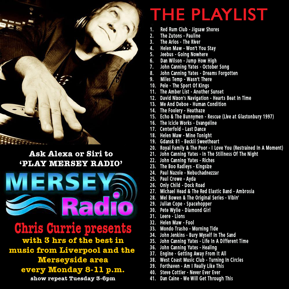 Holy moly it's Monday & time to break out the tunes for another Mersey musical communion - join me on @MerseyRadio from 8pm with Feat. Artist: @ha_maw96 & Feat. Album: The Quiet Portraits by @johncyates @MELLOWTONEclub @OneFellTweet @fretsore @hiro_monstera @wewet23