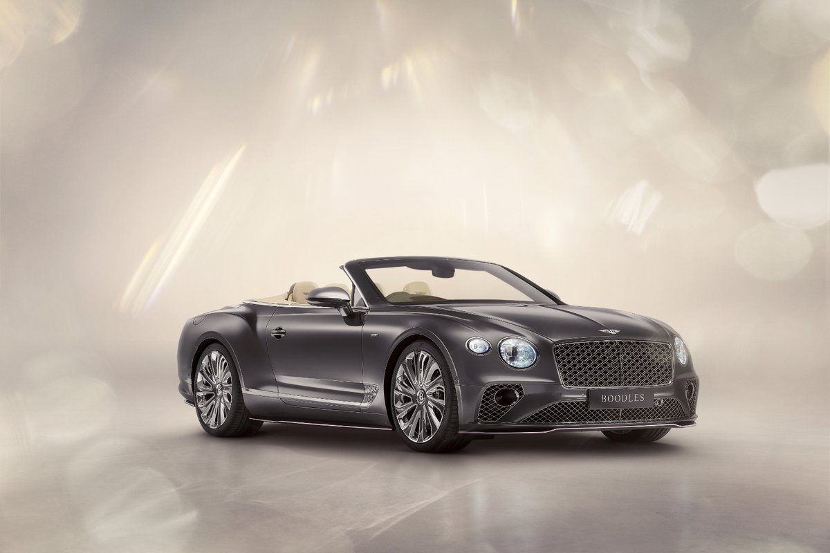 #FirstLook as @Boodles and @BentleyMotors' Mulliner have collaborated to co-create a one-of-one Bentley Continental GTC. The result is a unique showcase of #craftsmanship and #design, with a  diamond-set pendant - crafted in 18ct white gold - inlayed to the centre console.