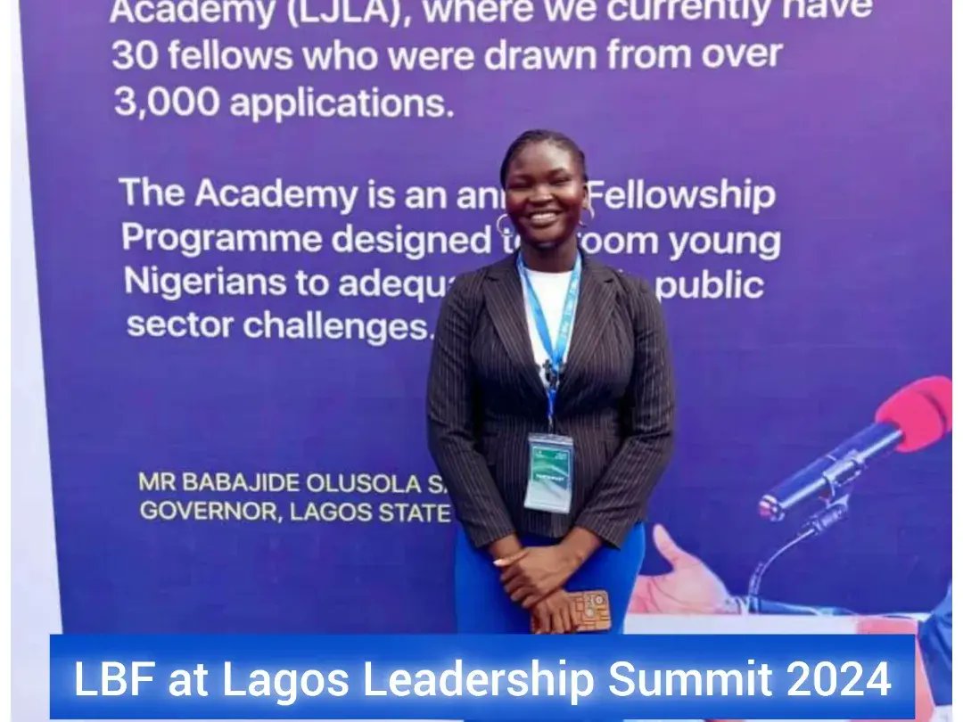 LBF AT LAGOS LEADERSHIP SUMMIT 2024 Alongside a representative of the Lekan Bakare Foundation were our Valued Volunteers at the Lagos Leadership Summit 2024 @lagosleadershipsummit, an innovative platform crafted to empower vibrant youth and young professionals of Nigeria…