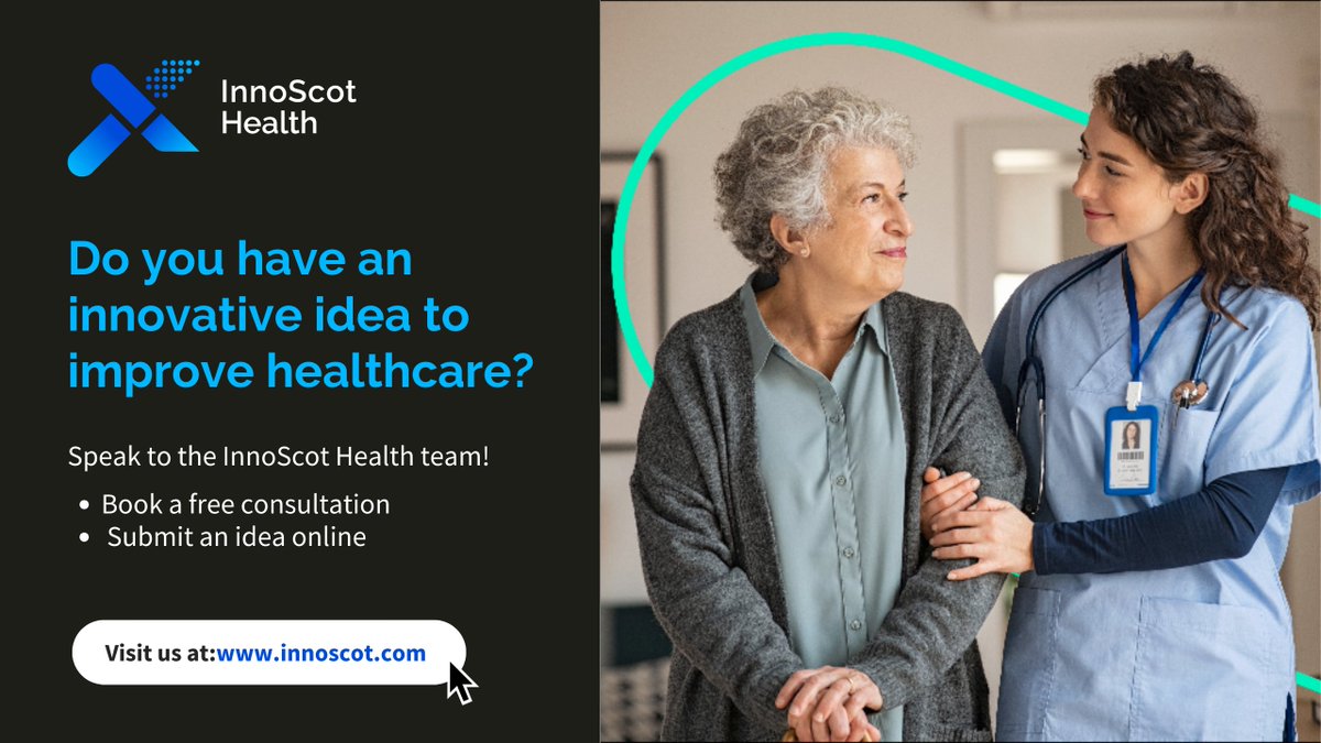 Every innovation starts with an idea. Ideas from people like you. People working within health and social care who can spot opportunities, solve problems, and identify ways to make things better. Find out more and get involved 👉 innoscot.com/ideas