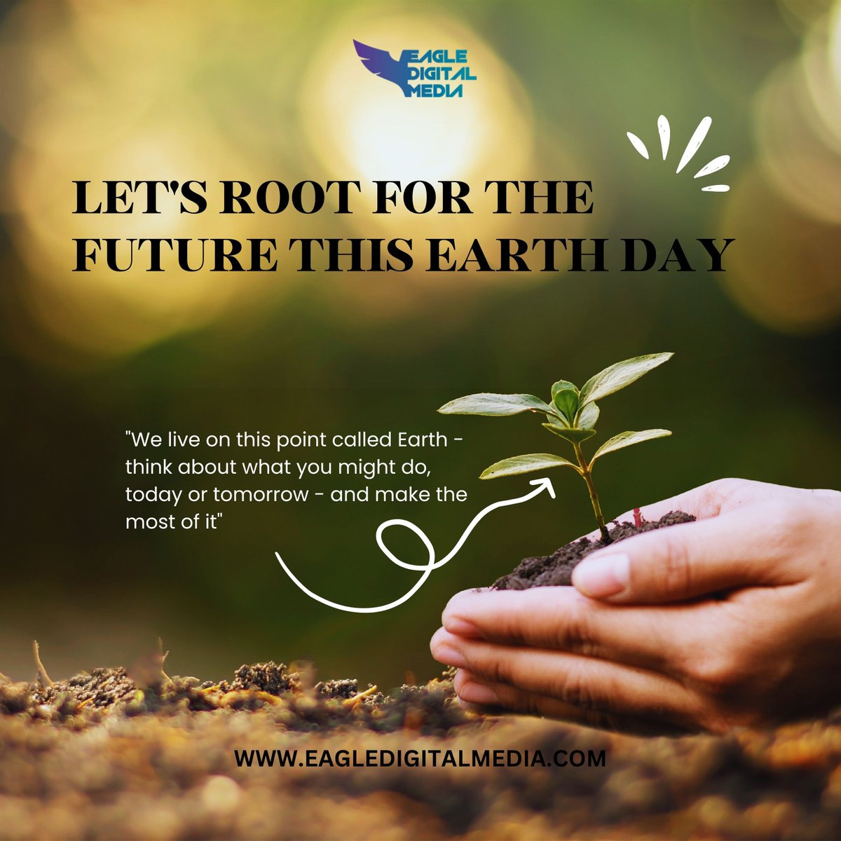 This Earth Day, Eagle Digital Media joins voices around the world in a call to protect and cherish our planet 🌍🌱
#EarthDay #ActForEarth #EagleDigitalMedia
