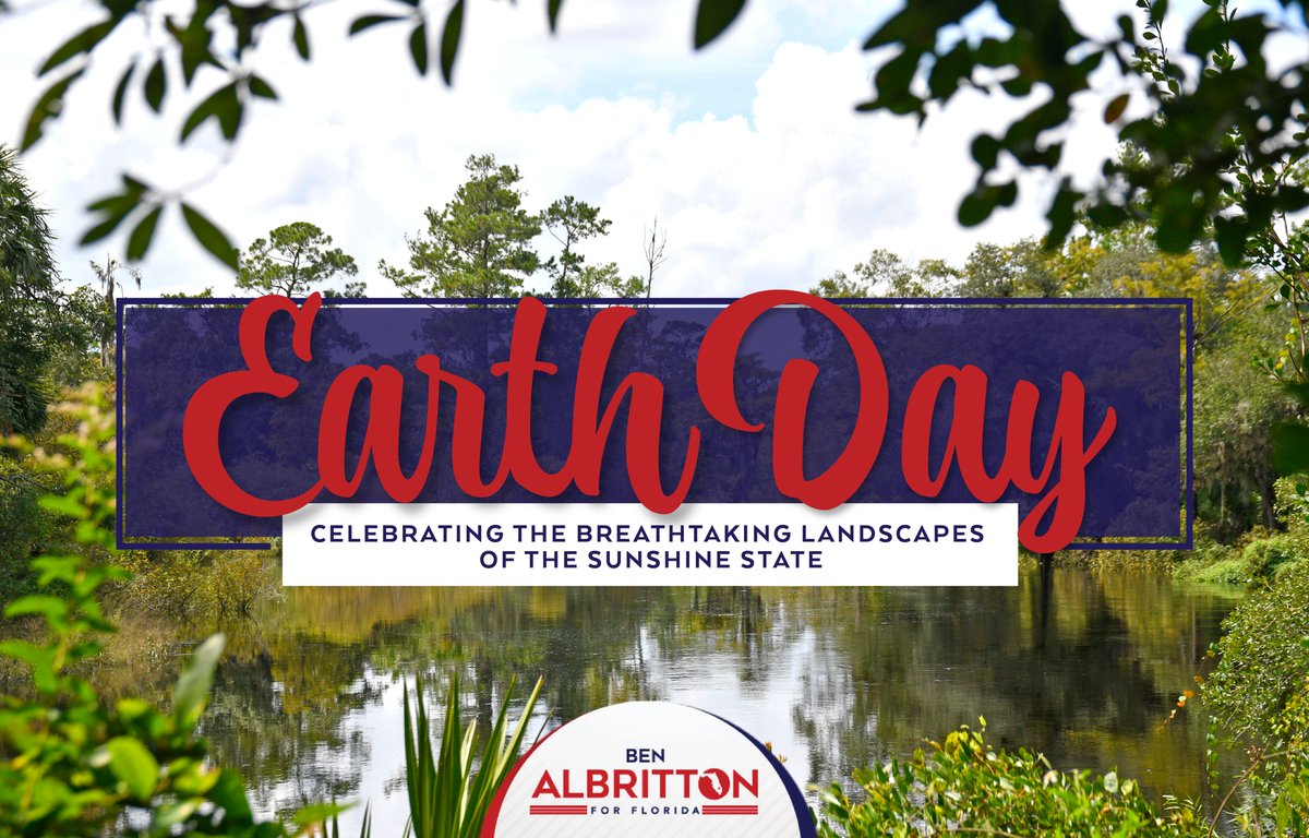 On #EarthDay, we celebrate the wonder of our planet and the breathtaking landscapes of the Sunshine State. From lush forests to pristine coastal beaches, Florida is a treasure trove of natural beauty. Let's continue to cherish and protect our environment for future generations!