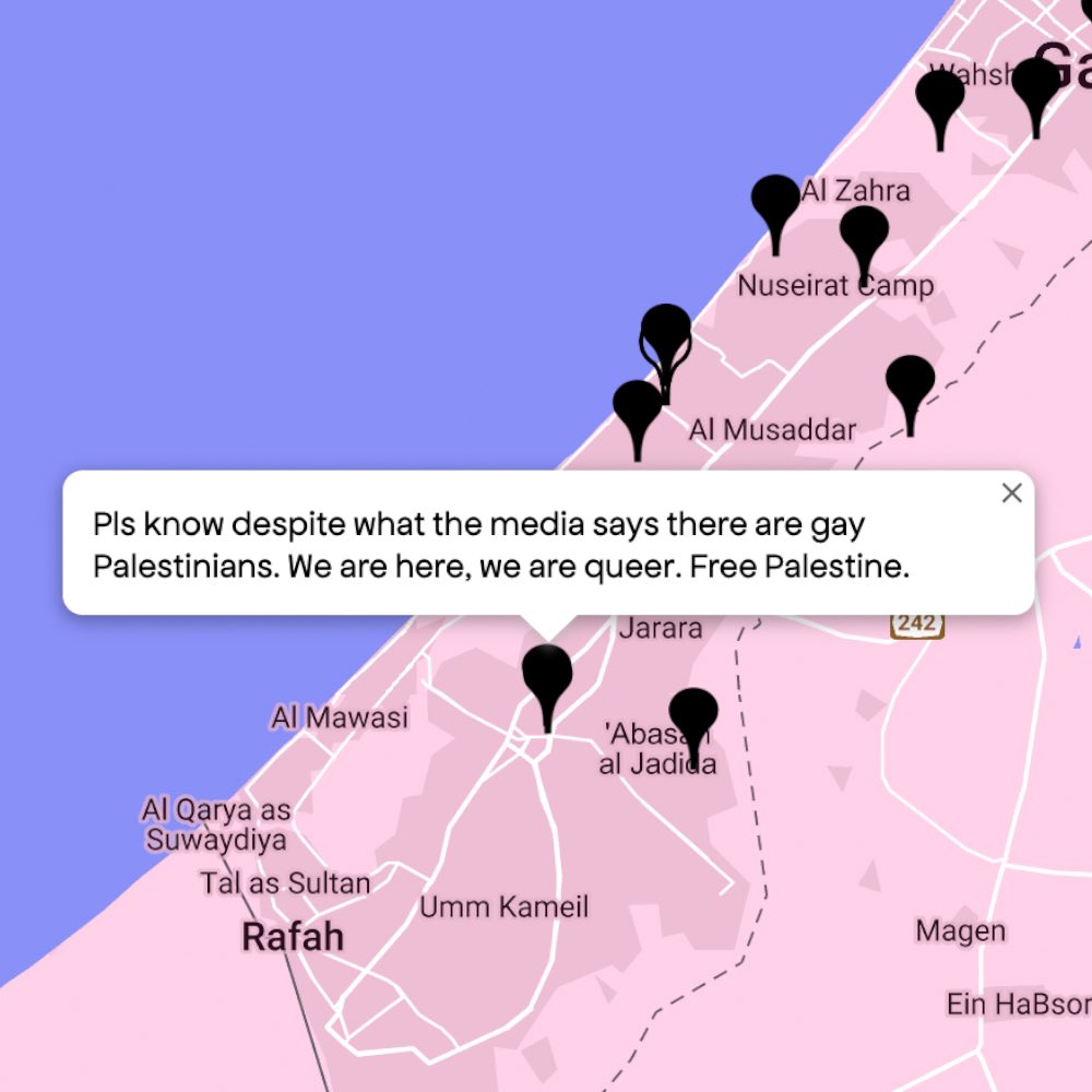 ITS LESBIAN VISIBILITY WEEK! reminder that there are lesbians in palestine and they deserve queer joy just as much as the rest of us. FREE PALESTINE