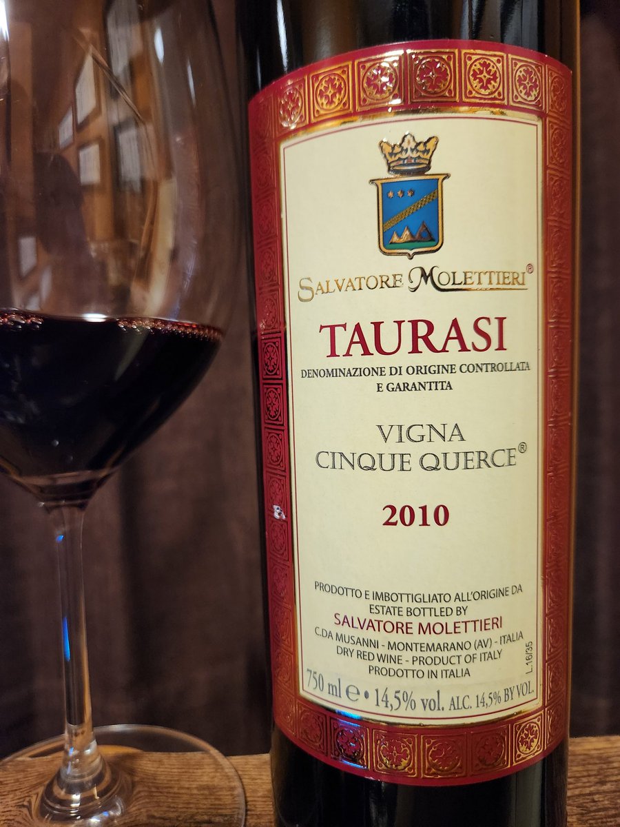 Took my WSET Level 3 exam yesterday. Fingers crossed,  I'll now the results in three months. Celebrating with this gorgeous Taurasi. Tasting notes in the comments.
#wset #italianwine #aglianico #taurasi #wine