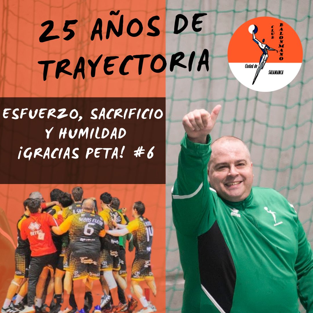 bmsalamanca's tweet photo. 🟠⚫️RECONOCIMIENTO 🟠⚫️

Nuestro querido jugador @elpeta6  cumplió 25 años de trayectoria deportiva en nuestro Club 

"Esfuerzo, Sacrificio y Humildad"

#ADNsalmantino https://t.co/fUMz3dGyaM