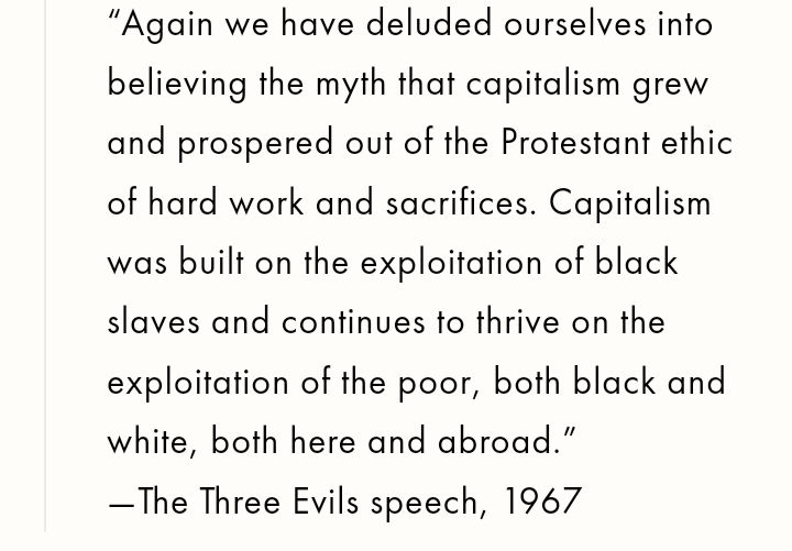 @AdamBienkov @mrjamesob Time for my favourite MLK quote, especially important if you still colonialism, capitalism or fascism were good ideas. One could never have prospered without the others.
