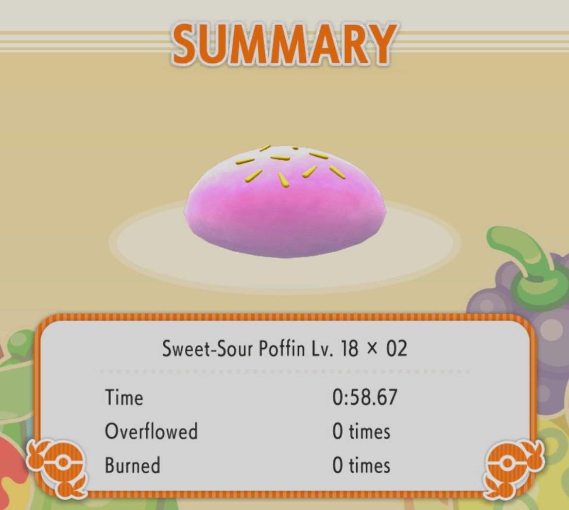 Sweet-Sour Poffin - Pokémon Brilliant Diamond and Pokémon Shining Pear (2021)