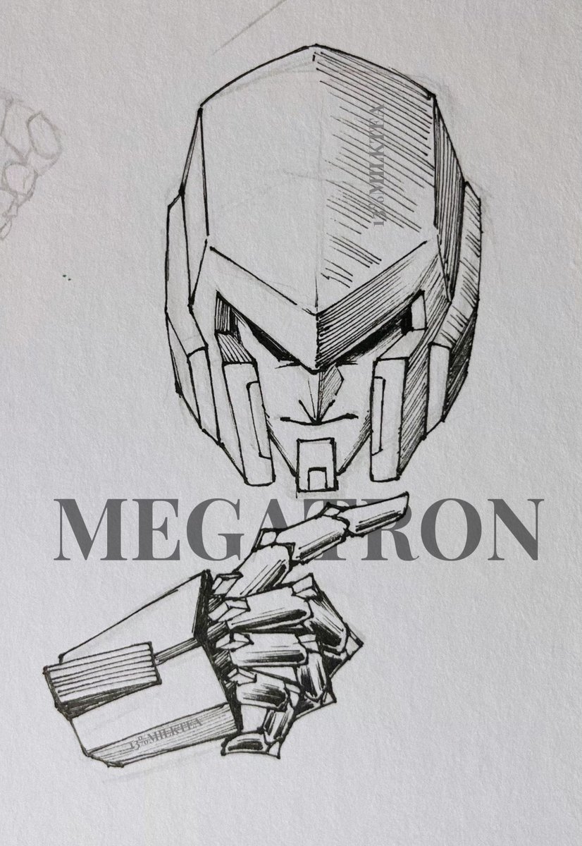 LittleBabyFreak's tweet photo. AM doing comic covers for skybound is GOOD
#Transformers #transformerscomic #Megatron #drawing https://t.co/1TZAoi1kYY
