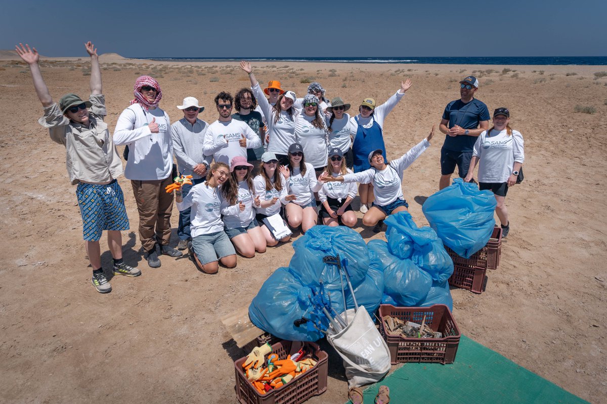 They’re back! 🐠 

#MarineScience students at SAMS have returned from an unforgettable Tropical Marine Ecosystems #RedSea field course in Egypt, an opportunity to learn about diverse ecosystems, from #coralreef surveys to #microplastic studies. 

More at bit.ly/49Mef2b.