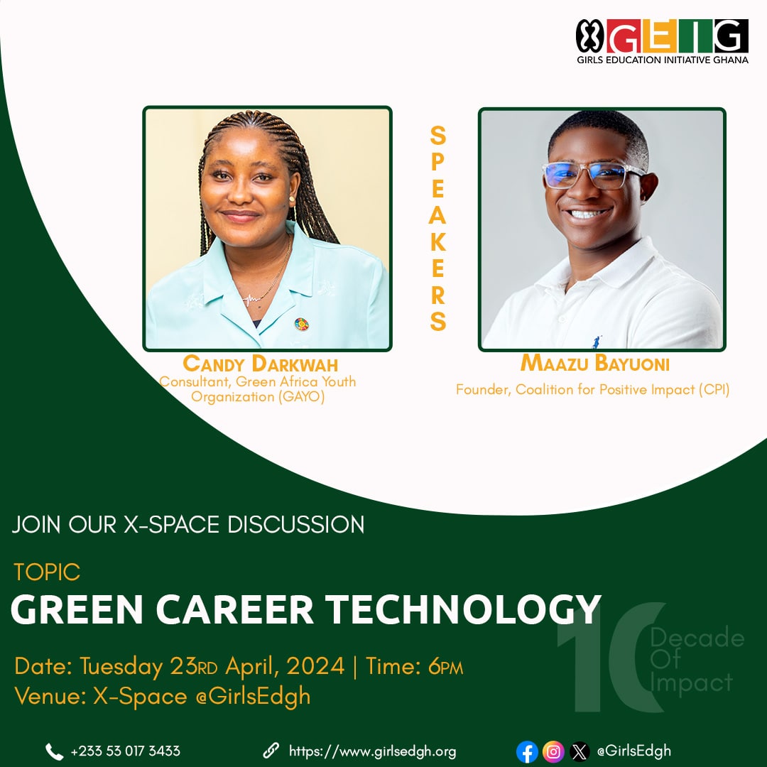 Did you know? There's a growing conversation about climate change and how young people can participate in green skills. It's estimated that this alone could create about 8.4 million jobs by 2030! Find out more on tomorrow's X-Space. #ClimateChange #GreenSkills #JobOpportunities