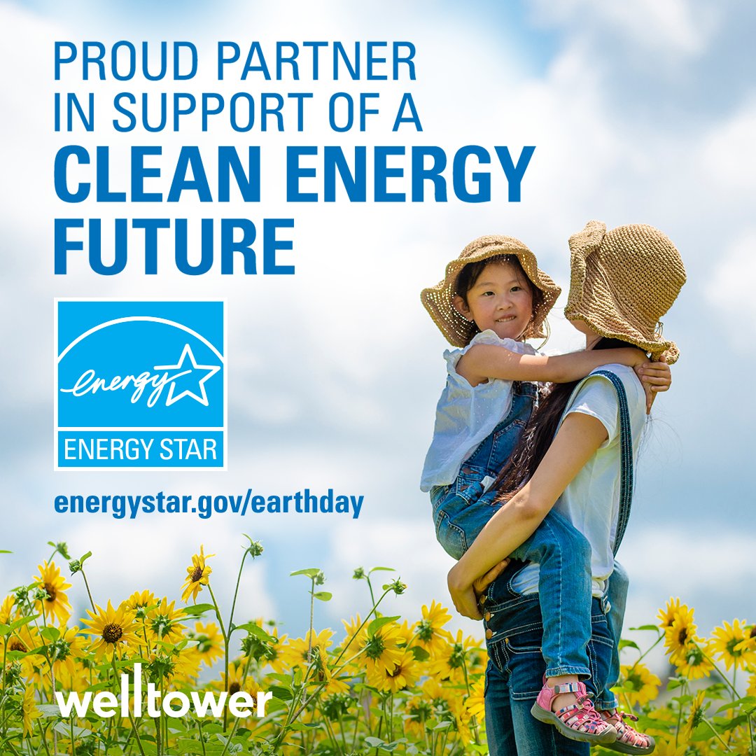 Welltower Inc. (@welltower) on Twitter photo Happy #EarthDay! Welltower and <a href="/ENERGYSTAR/">ENERGY STAR</a> are committed to supporting a clean energy future and a healthy climate this Earth Day and every day.
Join in on the clean energy transformation: energystar.gov/EarthDay
Welltower’s latest ESG Report: welltower.com/wp-content/upl… Happy #EarthDay! Welltower and <a href="/ENERGYSTAR/">ENERGY STAR</a> are committed to supporting a clean energy future and a healthy climate this Earth Day and every day.
Join in on the clean energy transformation: energystar.gov/EarthDay
Welltower’s latest ESG Report: welltower.com/wp-content/upl…