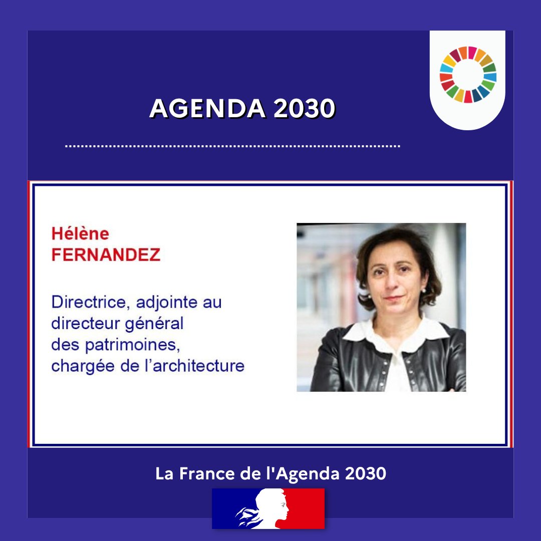 [#Agenda2030🎈] ☝️🏛️ Hélène Fernandez, nouvelle directrice adjointe au directeur général des patrimoines et de l'architecture, prend les rênes avec une feuille de route ambitieuse pour l'avenir de l'architecture en France 🇫🇷➡️agenda-2030.fr/a-la-une/actua…
