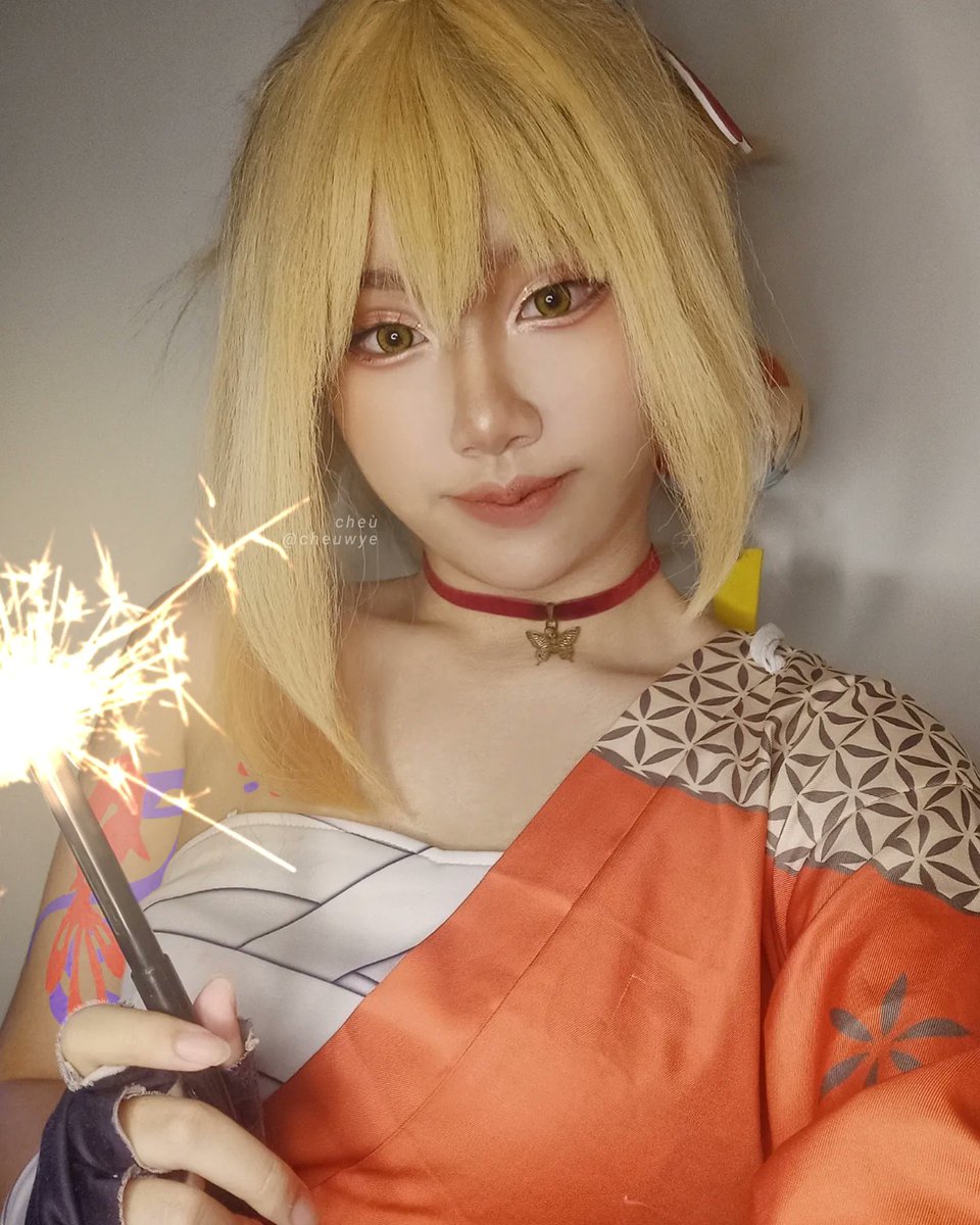 cheuwyee's tweet photo. tamaya! 🎇 #yoimiya #genshinimpact https://t.co/KVjMDQjuq5