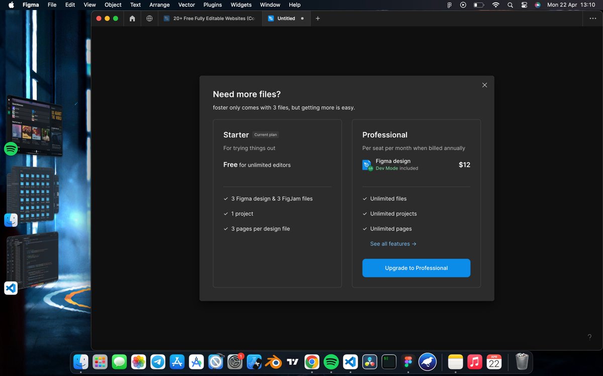 photofola's tweet image. well I just found this out, When did this update or blockage happen so much for free 😂 #figma  #figmacommunity
#Designers