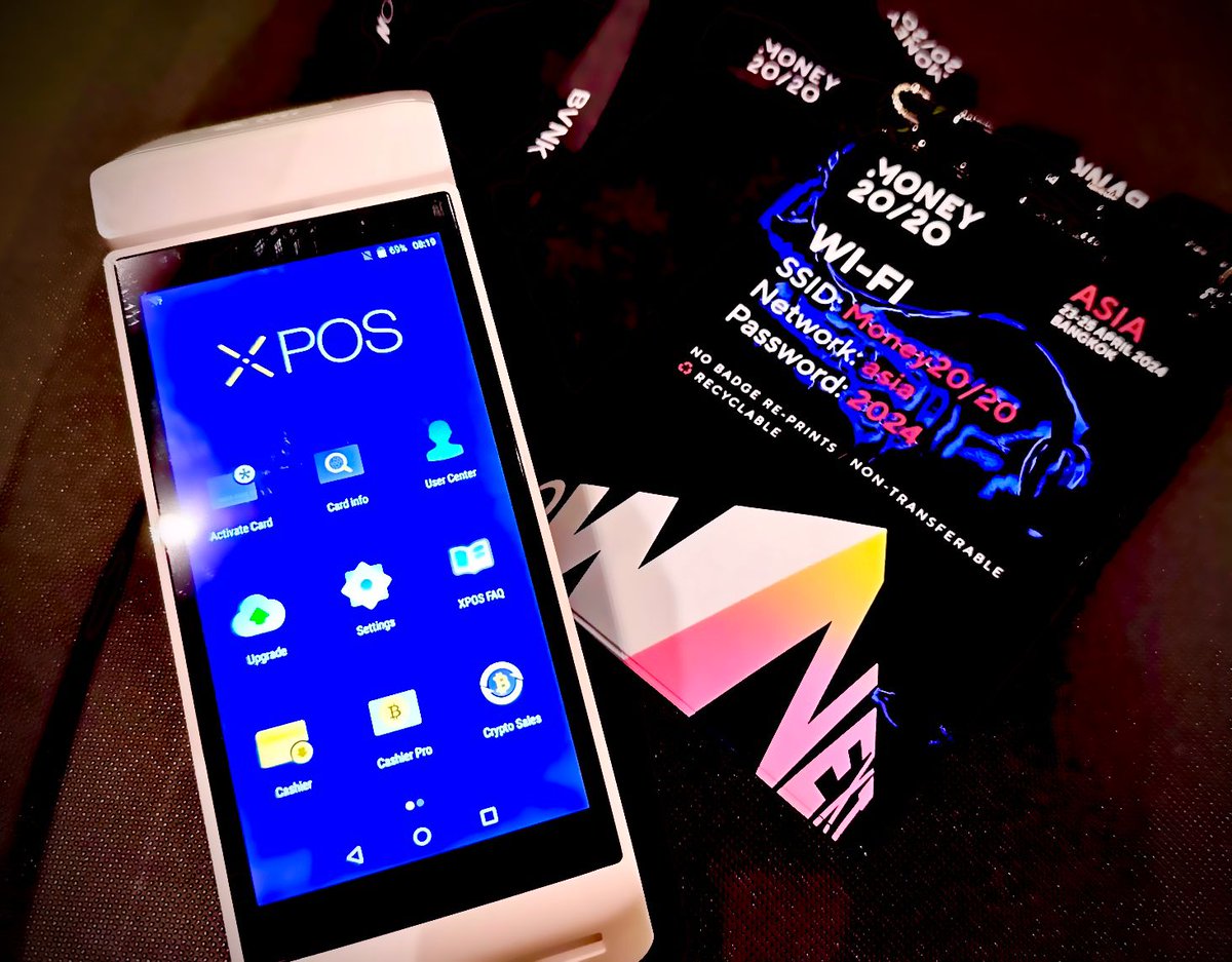 PundiXLabs's tweet image. #PundiX team has arrived in #Bangkok 🇹🇭  and already collected our passes for #Money2020 🚀 

Looking forward to meeting you all tomorrow! If you spot us, come say hi and experience the future of payments with XPOS in person 🔥 

@money2020