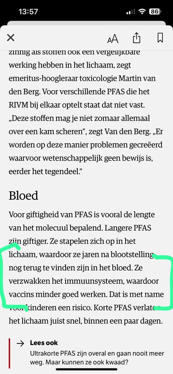 Gelukkig weten we nu waardoor de vaccins tegen #COVID19 zo matig werken. 

Dat is niet omdat de vaccins niet goed werkten. Dat kwam door PFAS.

🤡🤡🤡🤡🤡🤡🤡🤡🤡🤡🤡🤡🤡🤡🤡🤡

#vaccinatie