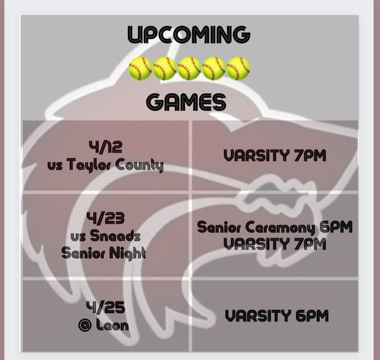 This week’s games!