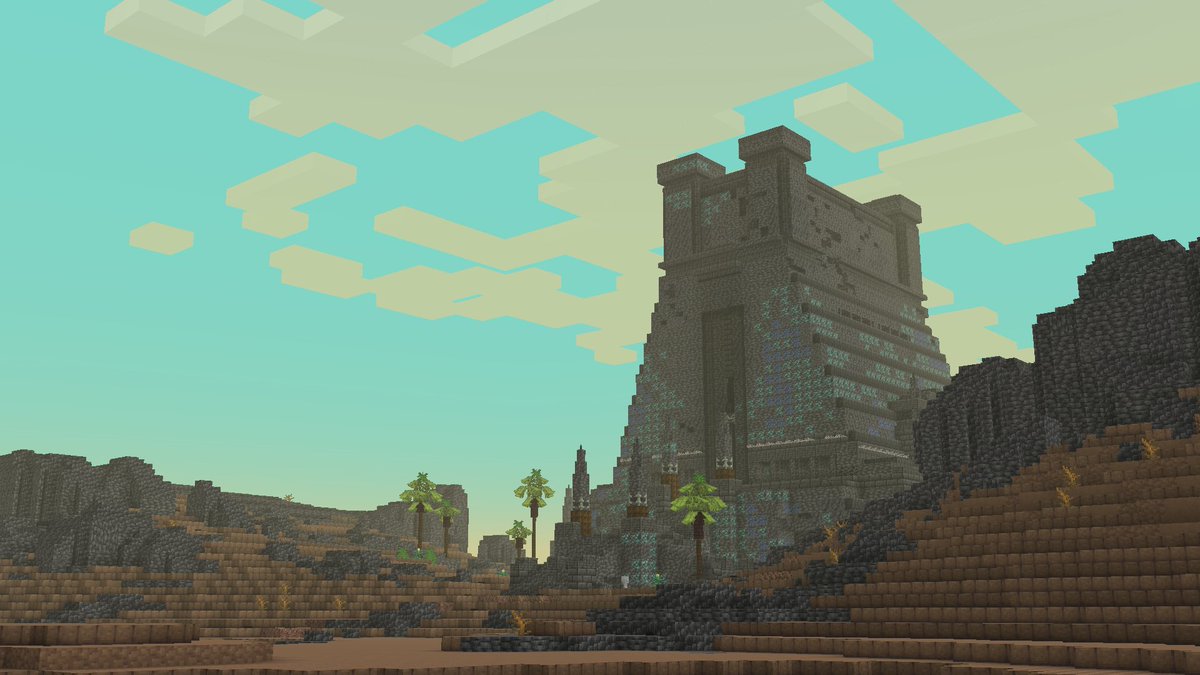 Ancient desert temple in #Minecraft  

#Minecraftbuilds #minecraft建築コミュ