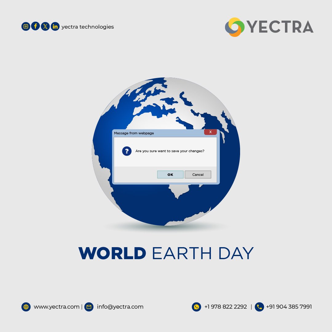 Happy earth day 🌲. 

Let’s be kind to our planet today and every day. 

🌐yectra.com

#graphicdesign #graphicdesigner #graphicdesigners
#graphics
#hire #hireme #hireus #hiredevelopers
#digitalmarketing #digital #digitalinfluencer #digitalmarketingagency #yectra