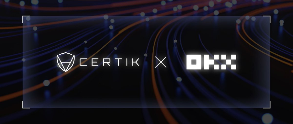 We're excited to announce our strategic partnership with @OKX, one of the world's leading exchanges! This collaboration focuses on strengthening security across multiple areas, including the exchange platform, mobile apps, wallet security, and smart contract audits. Together,