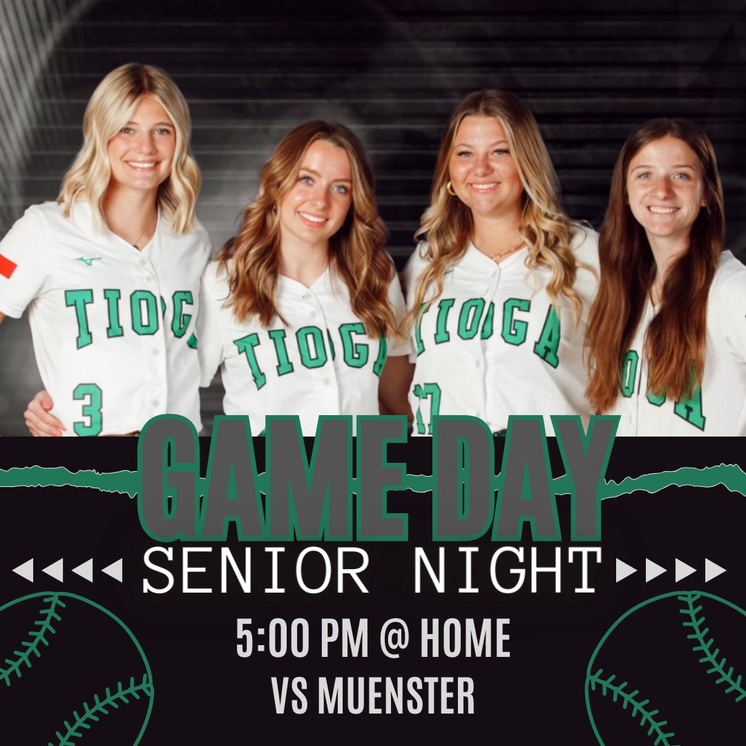 One more before playoffs! Come celebrate our seniors with us!🐾🥎