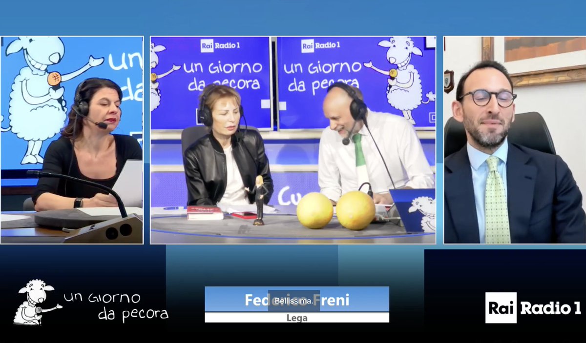Ora con noi a @Radio1Rai #ugdp il sottosegretario @MEF_GOV e deputato @LegaSalvini #FedericoFreni!