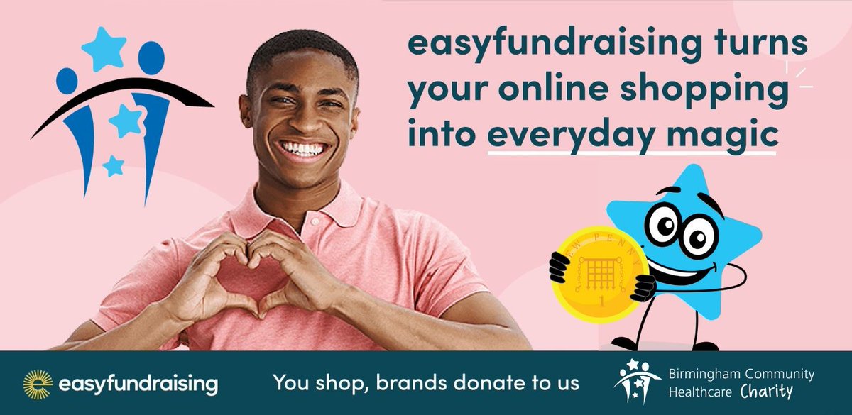 Thanks to our amazing supporters, #BCHCCharity is in the top 20% of causes like us on @easyuk! If you're not signed up yet, please join today and raise free donations for us every time you shop online, at no extra cost to you!: easyfundraising.org.uk/causes/birming…