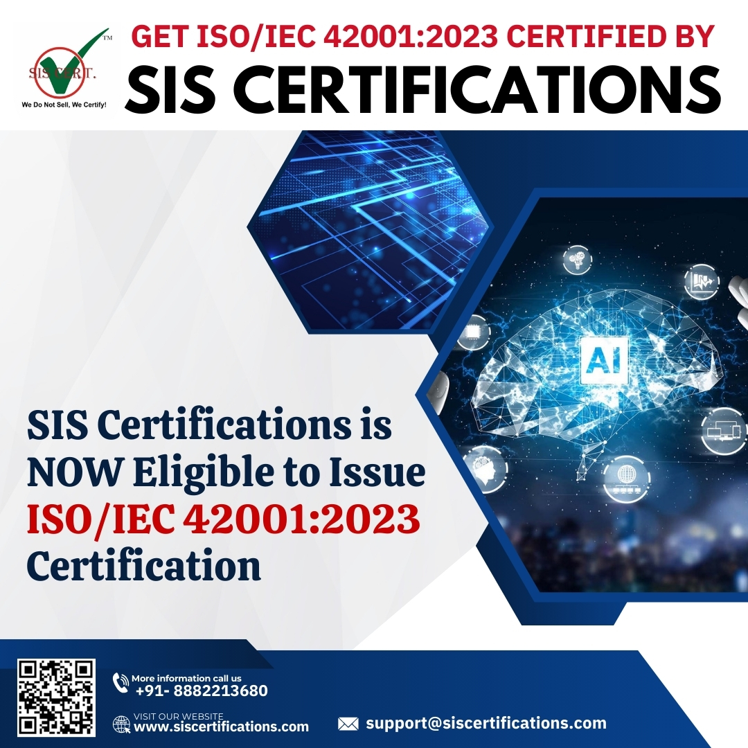 #SISCertifications, a trusted certification body, is now eligible to issue ISO/IEC 42001:2023 certifications. Get ISO/IEC 42001:2023 Certified: bit.ly/4cYkEuc, Call at 8882213680 or email at support@siscertifications.com
#ISO42001 #ArtificialIntelligence #Innovation #AI