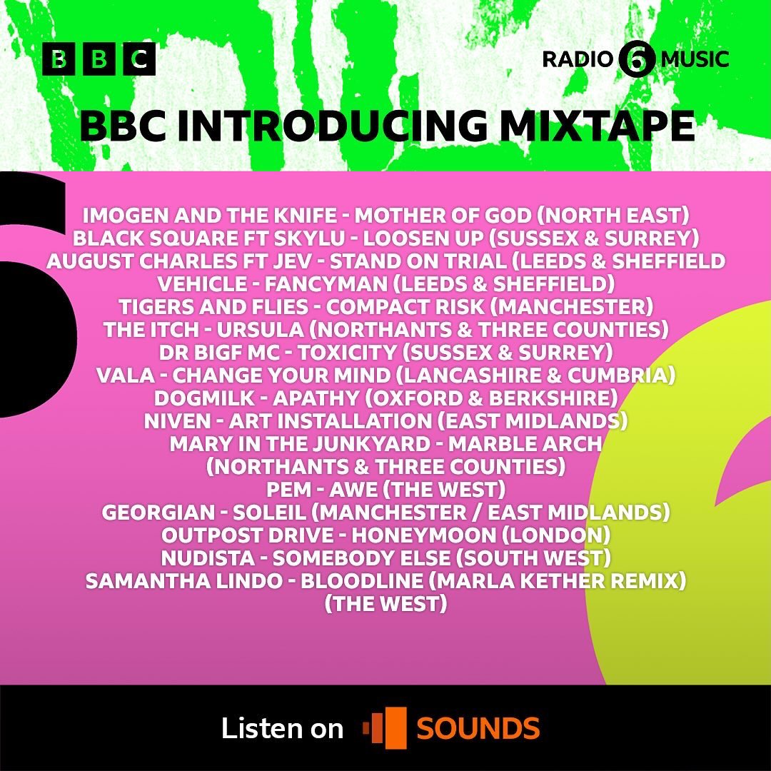 woo 🥳 my @bbcintroducing mixtape on @BBC6Music launched overnight 🥳 listen back on @BBCSounds if you missed it xxx bbc.co.uk/sounds/play/m0…