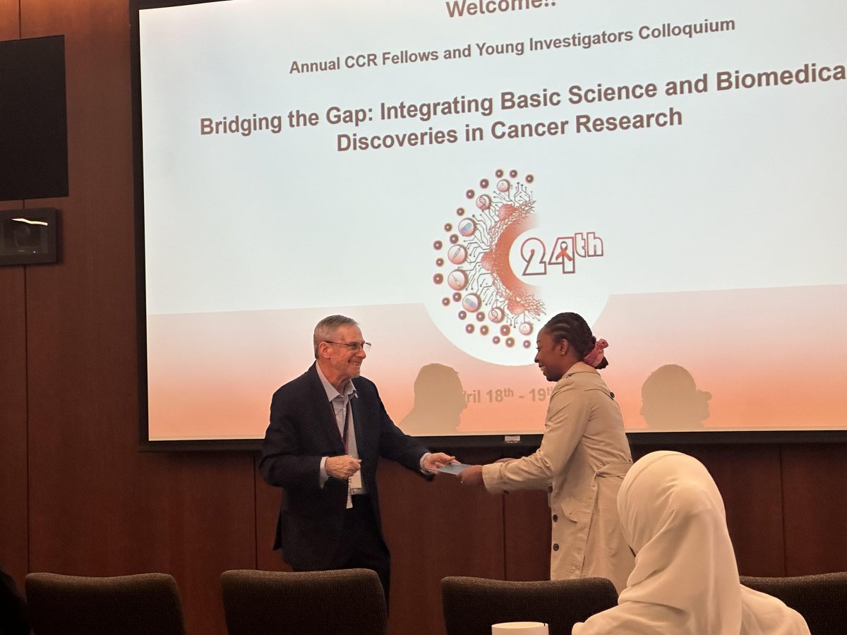 Xin Wei Wang (@xinwang77) on Twitter photo So proud of Theressa Ewa <a href="/NIHOxCam/">NIHOxCam</a> @NCIResearchCtr who just won the Outstanding Poster Award on last Friday presented by <a href="/NCIDrDougLowy/">Dr. Doug Lowy</a> for her PhD project on cancer health disparity in HCC mentored by <a href="/WhitneyLeet1/">Whitney Leet Do</a> . Congrats! So proud of Theressa Ewa <a href="/NIHOxCam/">NIHOxCam</a> @NCIResearchCtr who just won the Outstanding Poster Award on last Friday presented by <a href="/NCIDrDougLowy/">Dr. Doug Lowy</a> for her PhD project on cancer health disparity in HCC mentored by <a href="/WhitneyLeet1/">Whitney Leet Do</a> . Congrats!