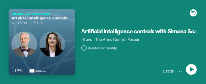 🎙️ Join @walberque and Dr. @Simona_Soare as they navigate the world of #AI as a dual-use technology. From #military integration to ethical dilemmas, delve into the forefront of AI's impact on society, #warfare, and governance. 🎧🔗bit.ly/4dlJILZ