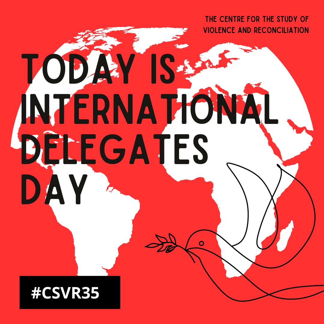 This #InternationalDelegatesDay, we celebrate the invaluable contributions of delegates worldwide and recommit ourselves to the principles of diplomacy, dialogue, and cooperation. Together, we can build a more peaceful and equitable world for future generations. #CSVR35