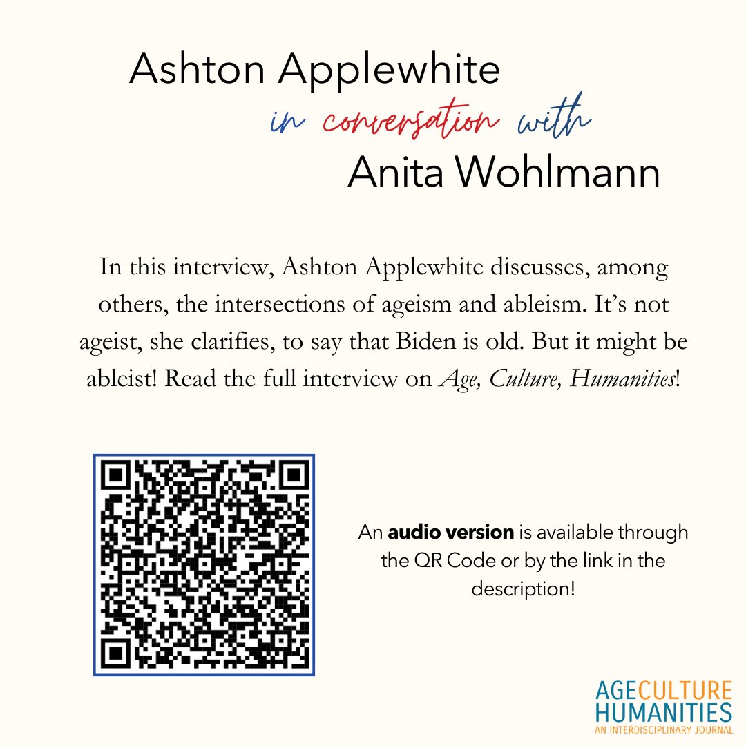 Age Culture Humanities Journal tweet media