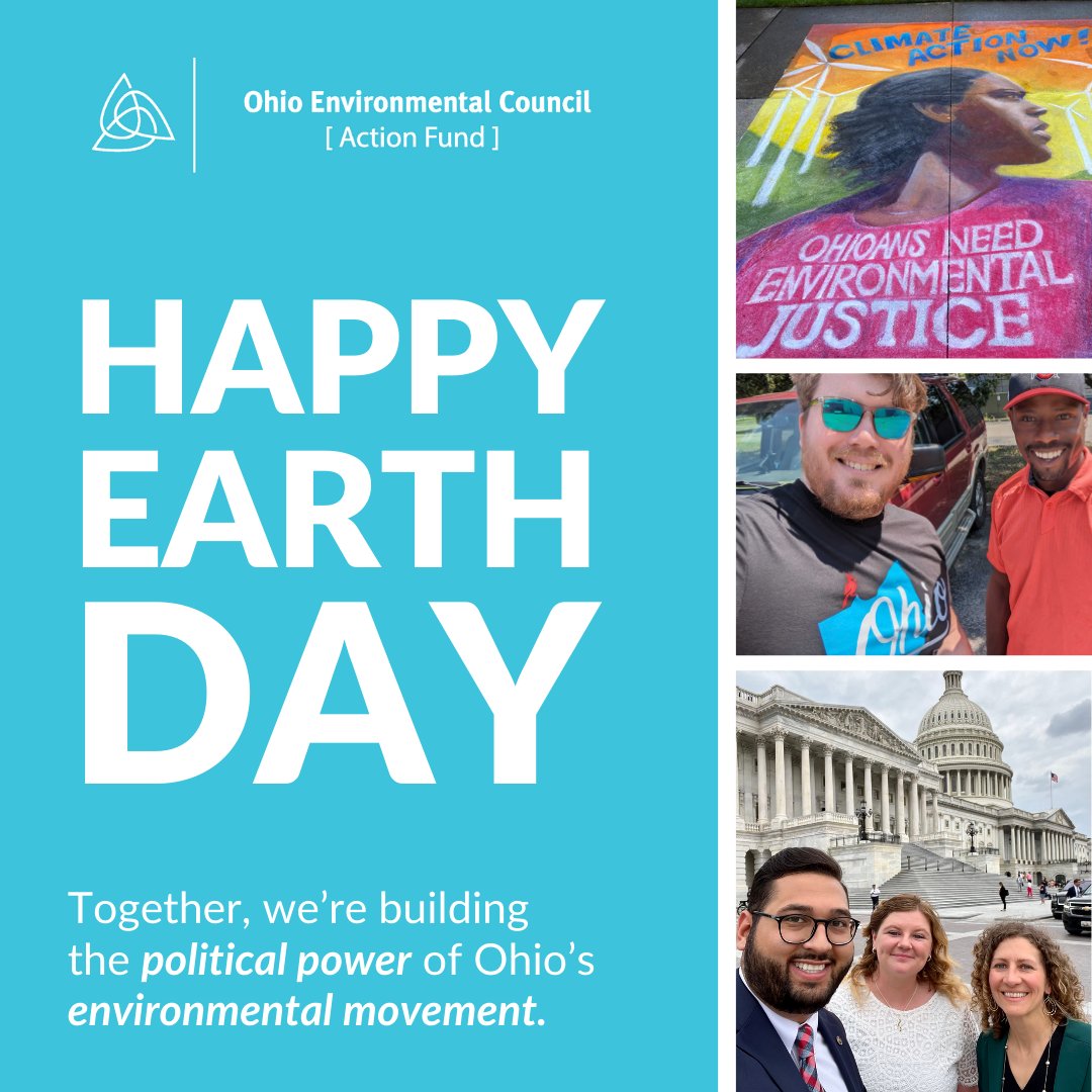 Happy Earth Day! 🌎 Let's celebrate our environment by advocating to protect it — join us in advancing critical policy priorities, holding policymakers accountable, and electing environmental champions. Make a gift in honor of #EarthDay: bit.ly/donate-oecacti…