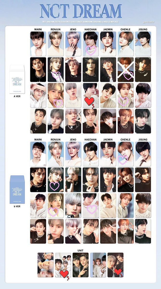 AB6IX_587's tweet photo. NCT DREAM ドリム 
シーグリ MD ラントレ トレカ交換

【譲】　画像1枚目、2枚目

【求】　画像3枚目(❤優先)

郵送での交換を希望しております。
お気軽にリプやDMでお声がけください。
#NCTDREAM https://t.co/45Jezx8a3n
