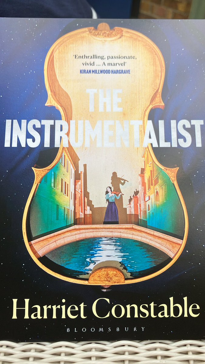 Glorious hearing @HConstable talking about Venice, Vivaldi, the extraordinary Anna Maria della Pieta and her debut novel #TheInstrumentalist out on 15 August @BloomsburyBooks