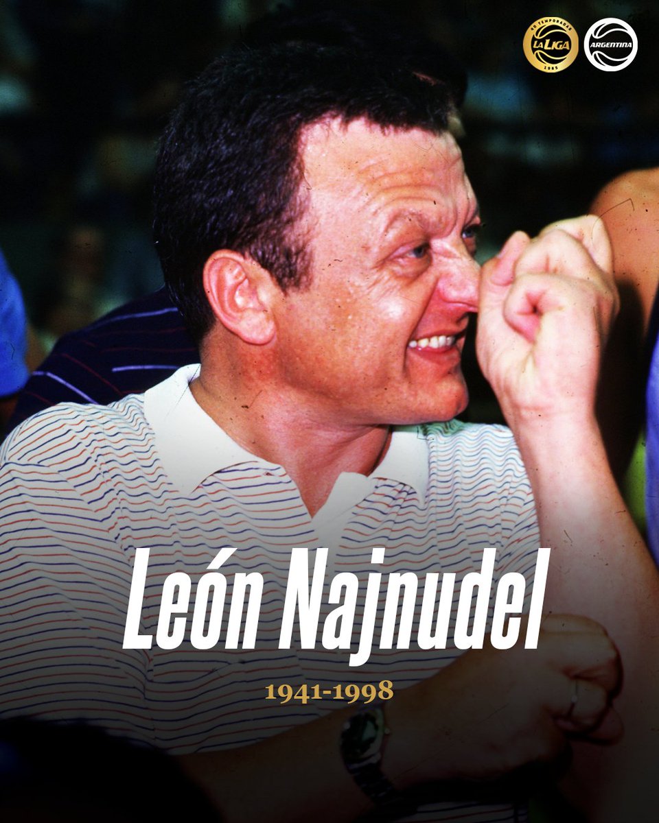 ♾️ León, siempre presente. 

Hace 26 años fallecía León Najnudel, padre de nuestra Liga Nacional. La fecha, además, coincide con la conmemoración del Día del Entrenador de Básquetbol.

Gracias por todo, León 🧡
