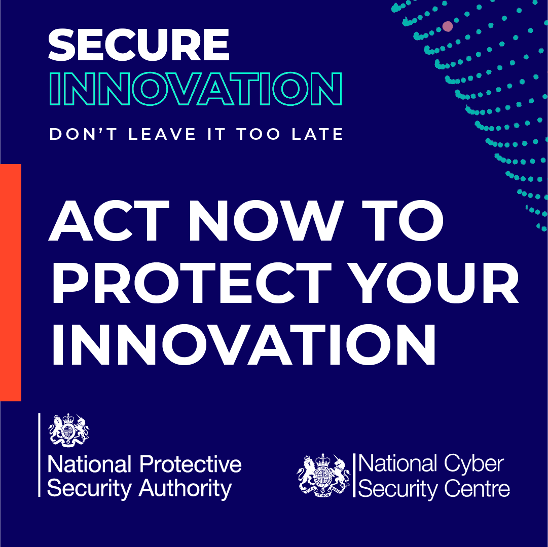 Act now to protect your innovation from the growing security threat to UK Tech companies. Answer simple questions & generate a bespoke security strategy via Secure Innovation Personalised Action Plan. Learn more now⬇️ npsa.gov.uk/secure-innovat…