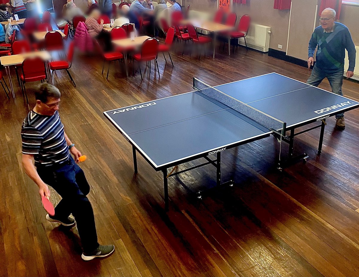 Community Connector Jo finding out what’s going on at Café Corner at Hamilton Bardrainney Kirk every Monday, 11am till 1pm!

Jo met some lovely people and was impressed with Andy and John’s table tennis skills 🤩🏓

yourvoice.org.uk/social-prescri…

#Inverclyde #InverclydeCares