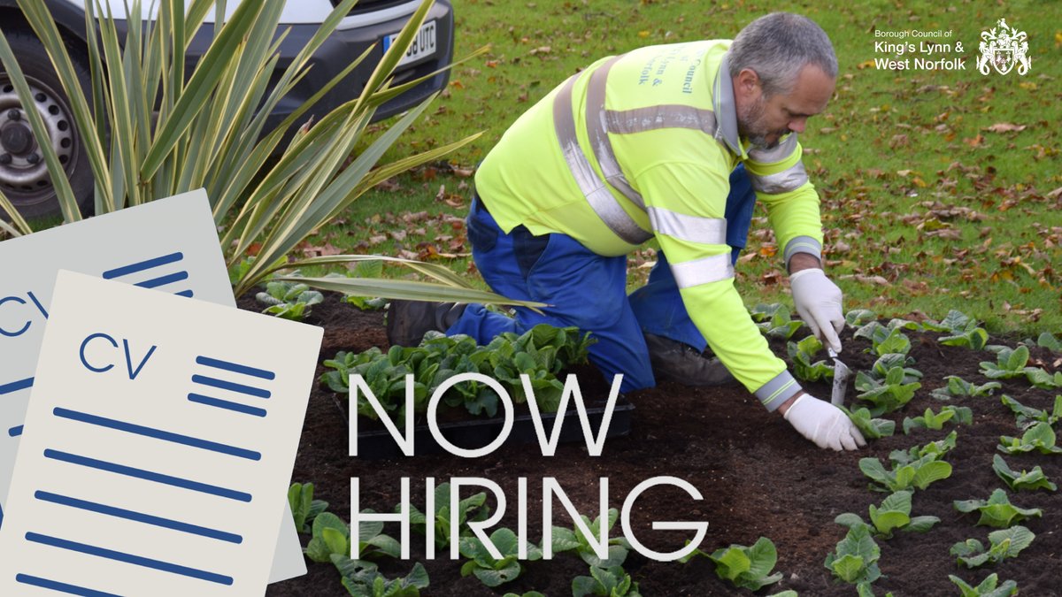 WestNorfolkBC's tweet photo. If you are a hardworking team player, take pride in your work, and are passionate about the our borough we have the perfect opportunities for you to join our seasonal public open space teams to help keep the our open spaces clean and tidy for the public: https://t.co/zguCQz3Ujn https://t.co/pHdVS425ef