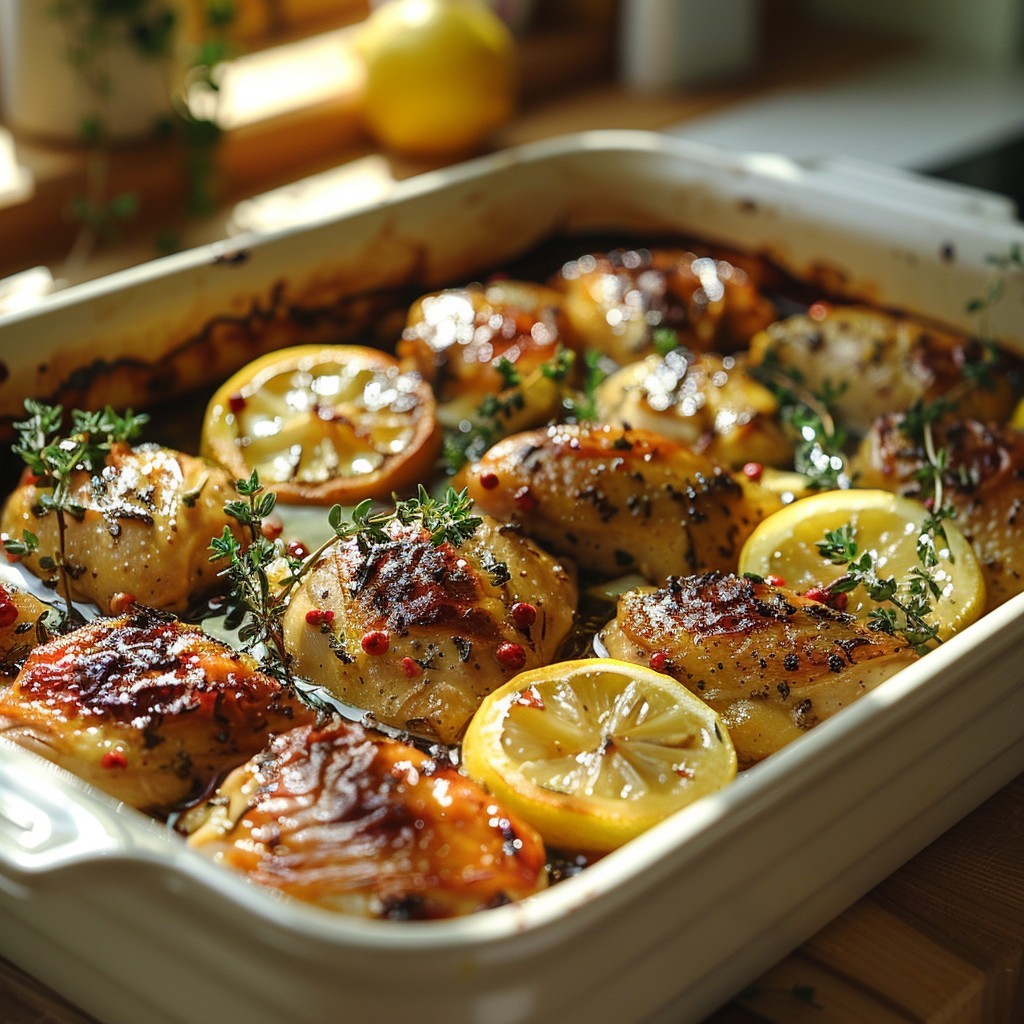 Savor the simple pleasures of home with our zesty Lemon-Thyme Roasted Chicken, a classic delight to brighten up your palate! 🌿 Taste it here: bit.ly/4b5xe97 #HomeCookedBliss #FoodieAI
Follow ➡️ @dailyfoodie_ai #healthyeating #quickrecipes