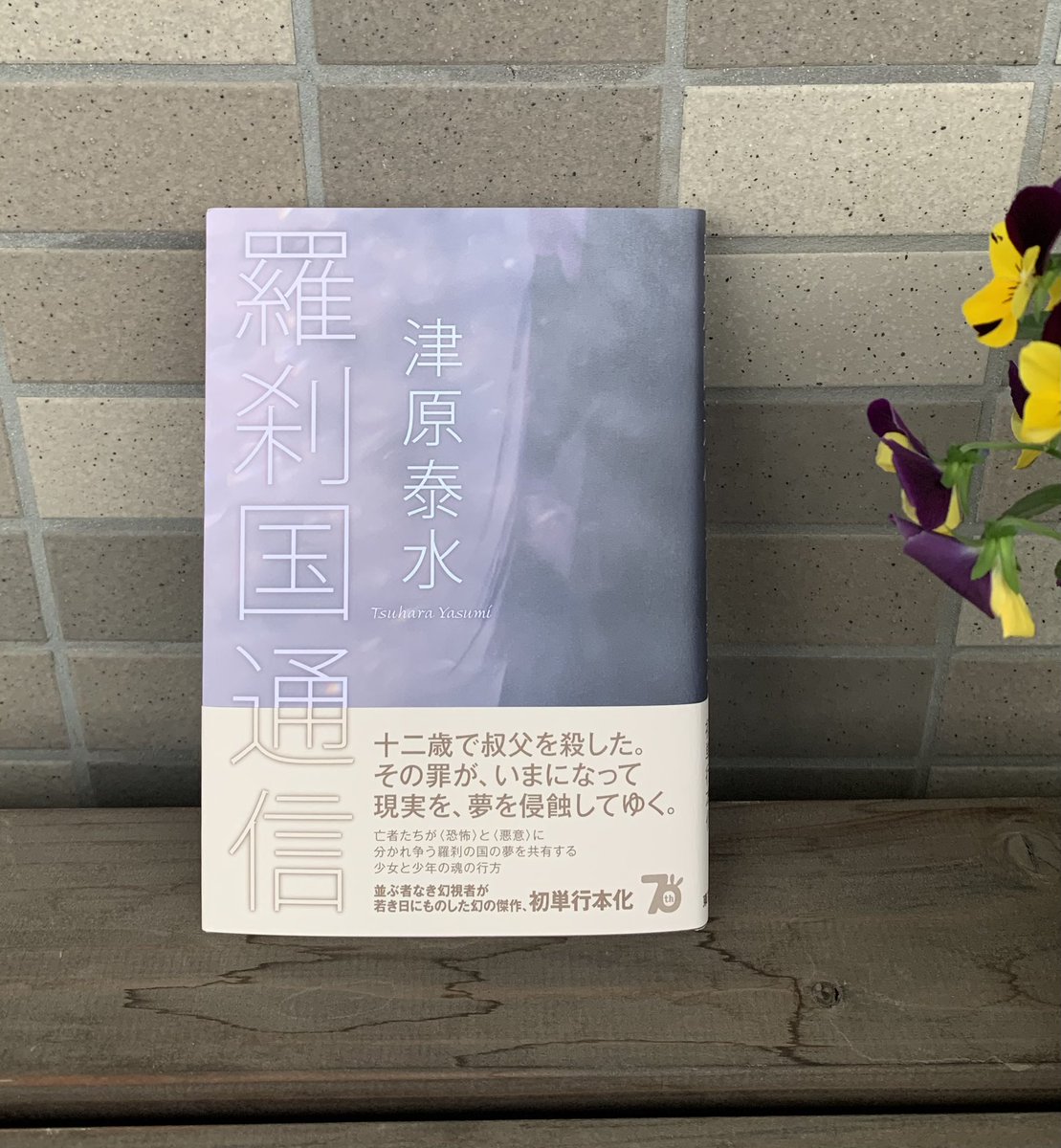 さきほど公開した津原少年日記と同じく朝から雨降る今日、週末に届いたばかりの『羅刹国通信』を撮影しました。写真で見るより実物のほうがずっと美しい佇まいです。ぜひ発売されたら、書店で手に取ってご覧ください。