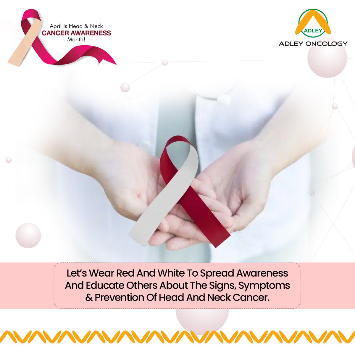 In April, let's join hands for Head & Neck Cancer Awareness Month!  Wear the colors red and white to symbolize hope and awareness.

Visit our website:
betadrugslimited.com

#adleyoncology #KnowTheSigns #SpreadAwareness #EarlyDetectionSavesLives #NeverLoseHope #HealthyHabits