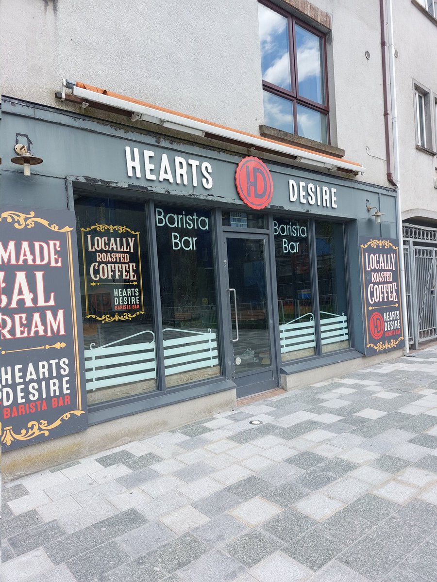 actorira's tweet image. What a shame, my favourite coffee shop @heartsdesireso in @SligoFoodTrail closed,  is this what we call 'progress' ?@sligococo