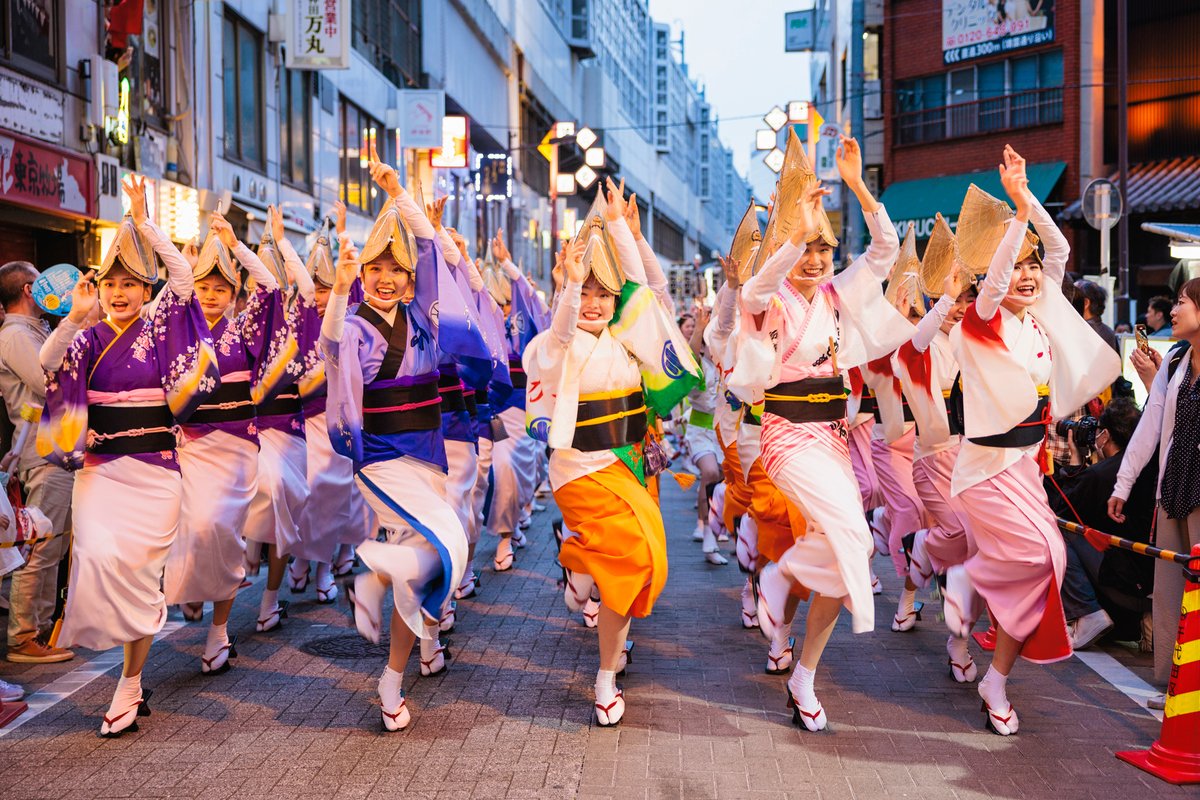 神田阿波踊り を撮ってみた。