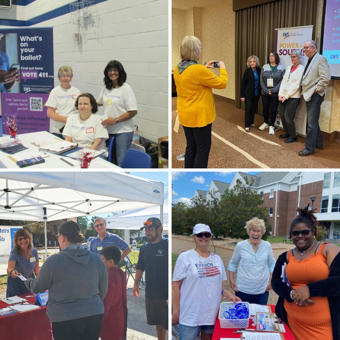 So grateful for our approx. 2,000 members across NC – all committed to empowering voters & defending democracy. We have a 104-year history, but our work has never been more vital than it is now. Learn more about getting involved: lwvnc.org #NationalVolunteerWeek