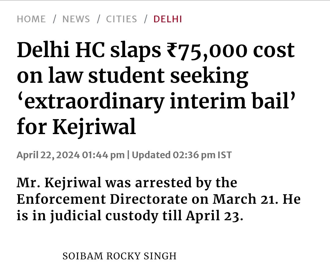surnell's tweet photo. Very good. Lot of frivolous petitions like this and there should be deterrents. Many #PILJeevis also need this treatment https://t.co/znAcdBcWyc