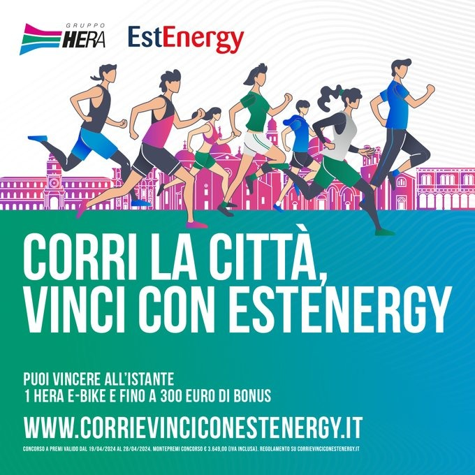 GruppoHera's tweet photo. 🏃‍♀️#EstEnergy #GruppoHera ringrazia i partecipanti per l’entusiasmo dimostrato alla #PadovaMarathon e ricorda che è ancora possibile partecipare al concorso “Corri la città e vinci con EstEnergy” fino al 28/4. Rispondi all'#ECOquiz e scopri se hai vinto👇
https://t.co/N18IjclYhm https://t.co/WEmUC5dZ83