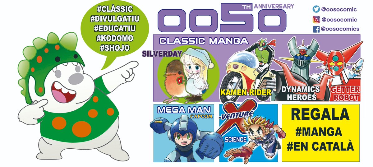 oosocomic's tweet photo. Volem més #manga #encatalà? Donsc REGALA #manga #encatalà per #SantJordi2024 🐉🌹als vostres estimats/des. Evidentment, els nostres recomanats són tot el nostre #ooso catàleg 📚de #mangaencatalà👇 Per triar i remenar! https://t.co/F00oSR94n6